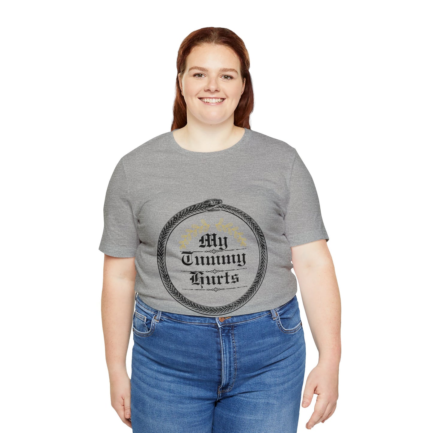Unisex My Tummy Hurts Short Sleeve Tee