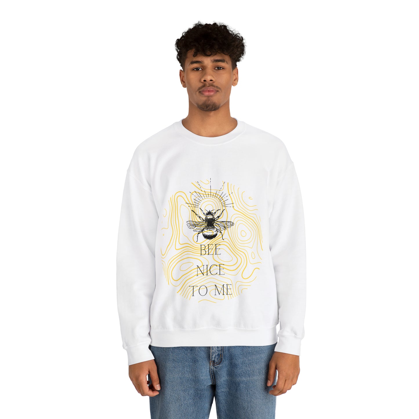 Unisex Bee Nice Crewneck Sweatshirt