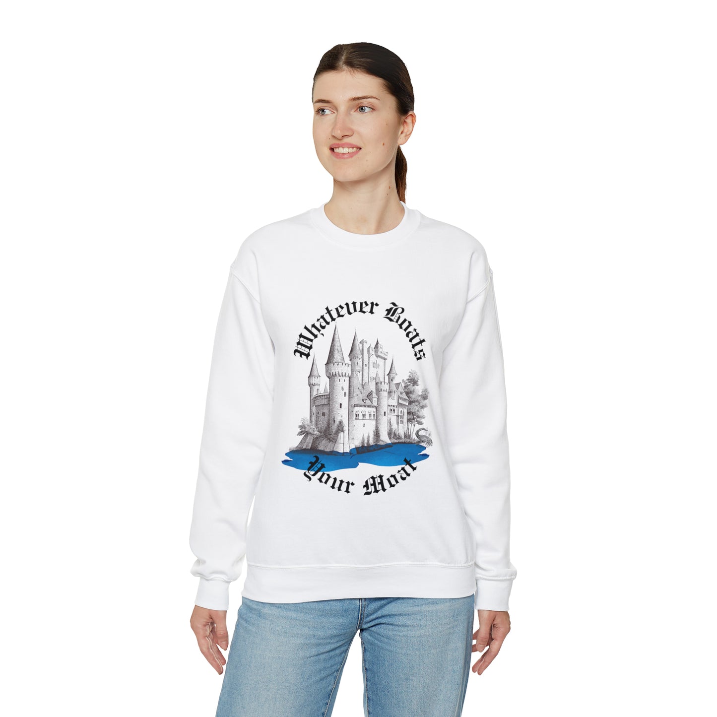 Whatever Boats Your Moat Crewneck Sweatshirt