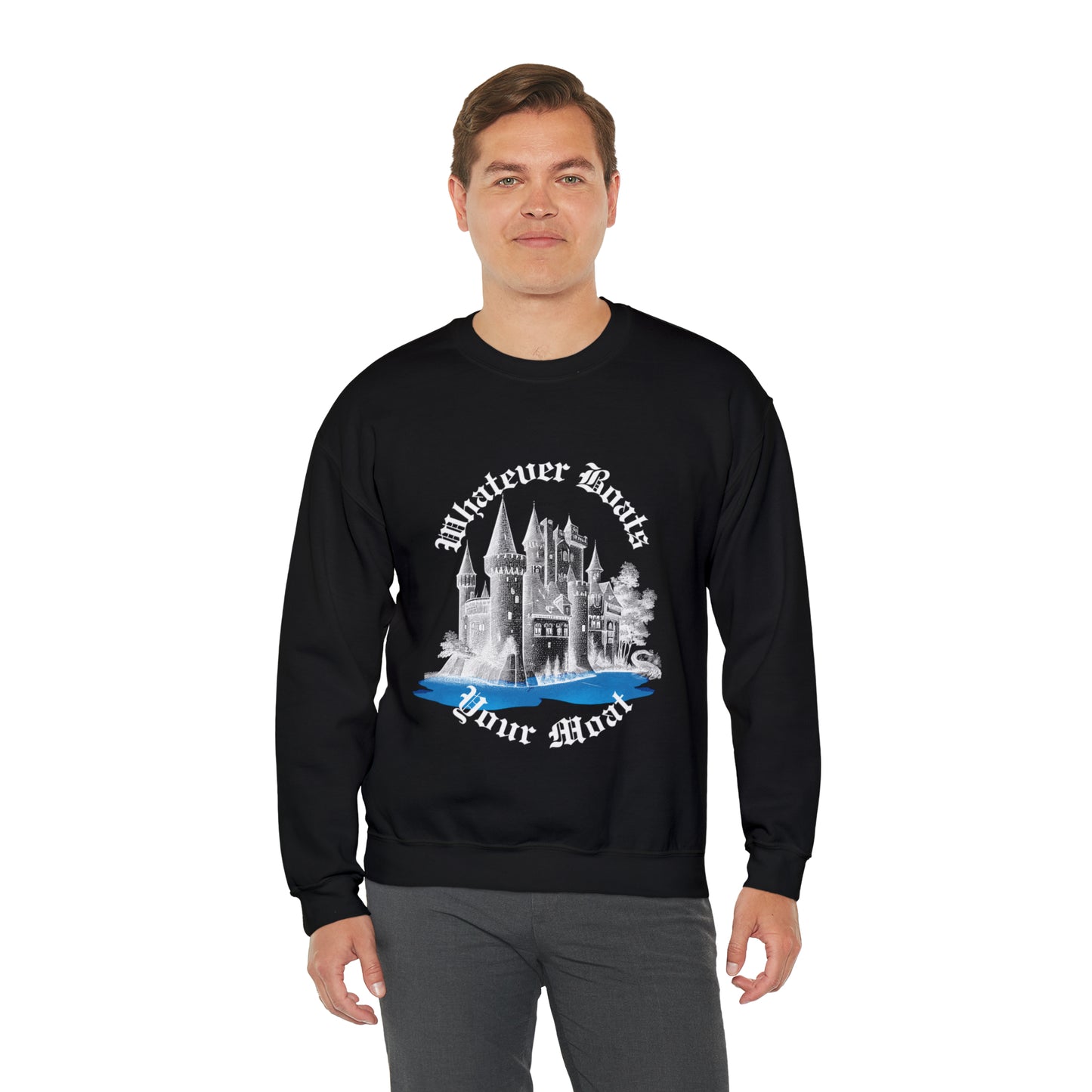 Whatever Boats Your Moat Crewneck Sweatshirt