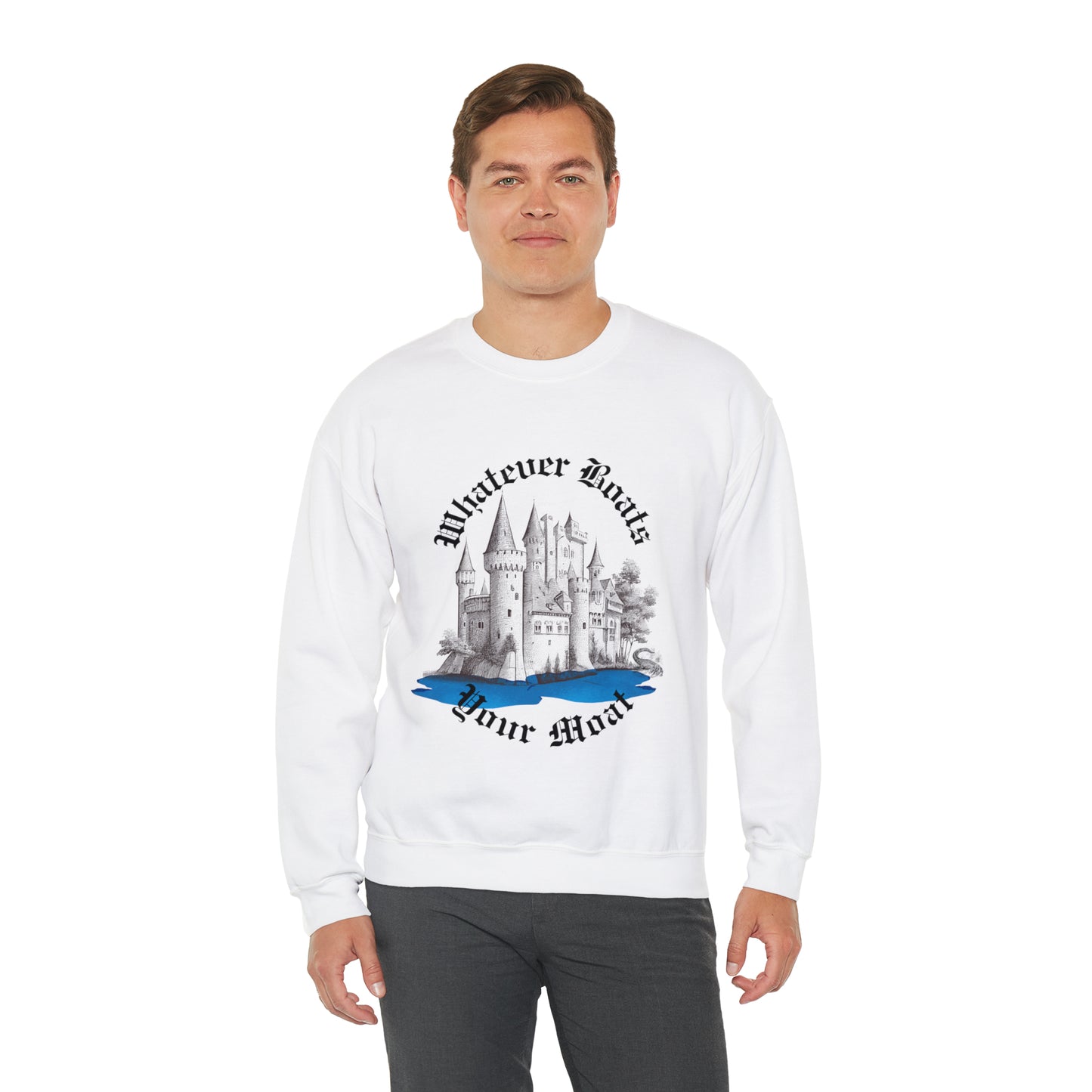 Whatever Boats Your Moat Crewneck Sweatshirt