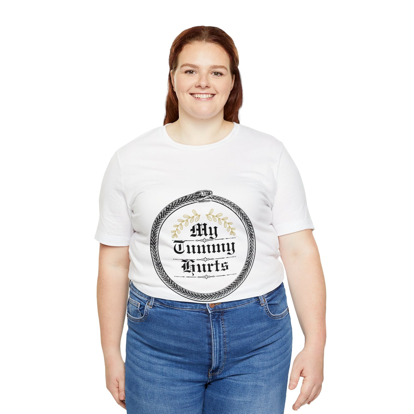 Unisex My Tummy Hurts Short Sleeve Tee