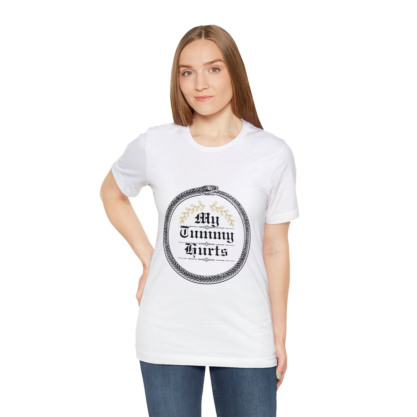 Unisex My Tummy Hurts Short Sleeve Tee
