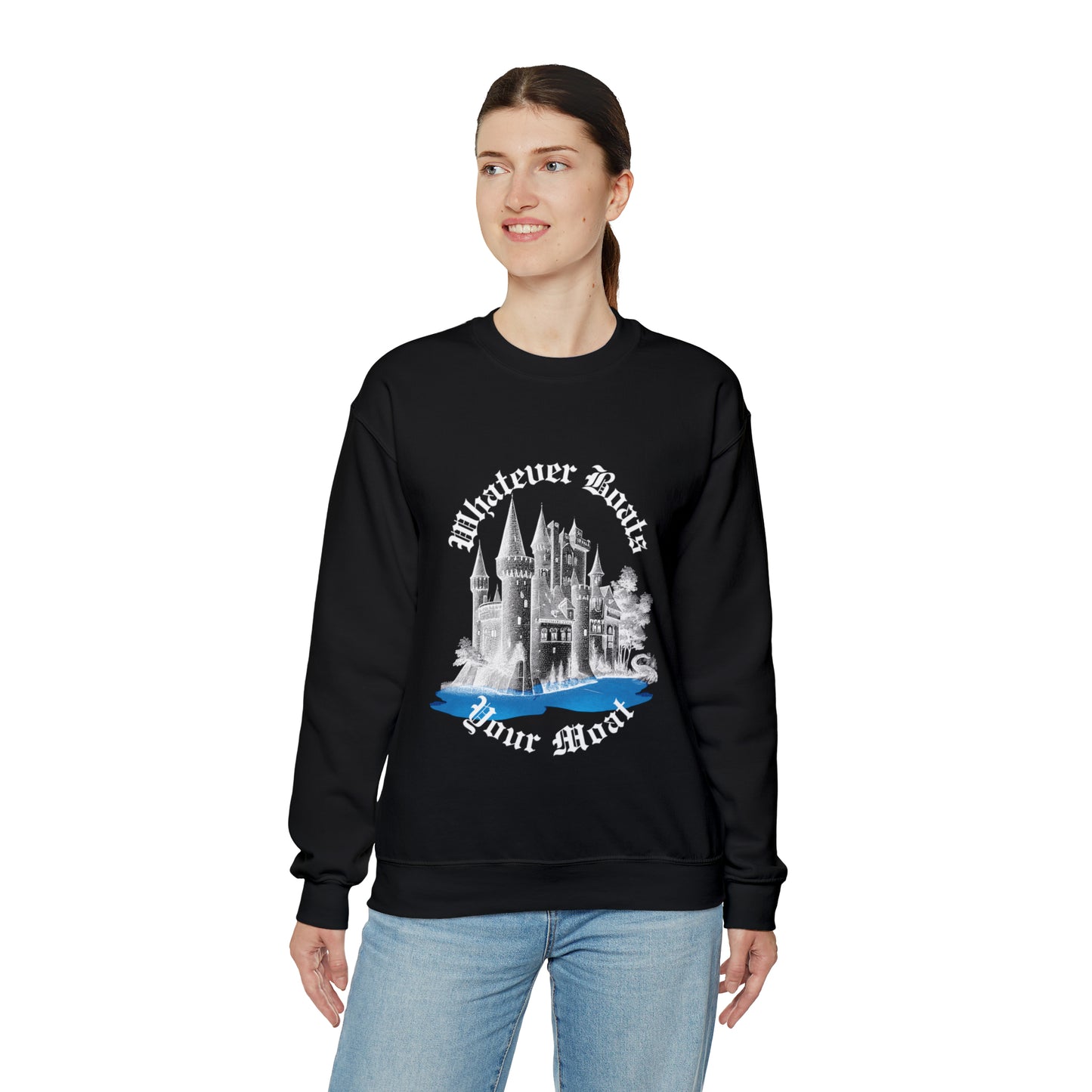 Whatever Boats Your Moat Crewneck Sweatshirt