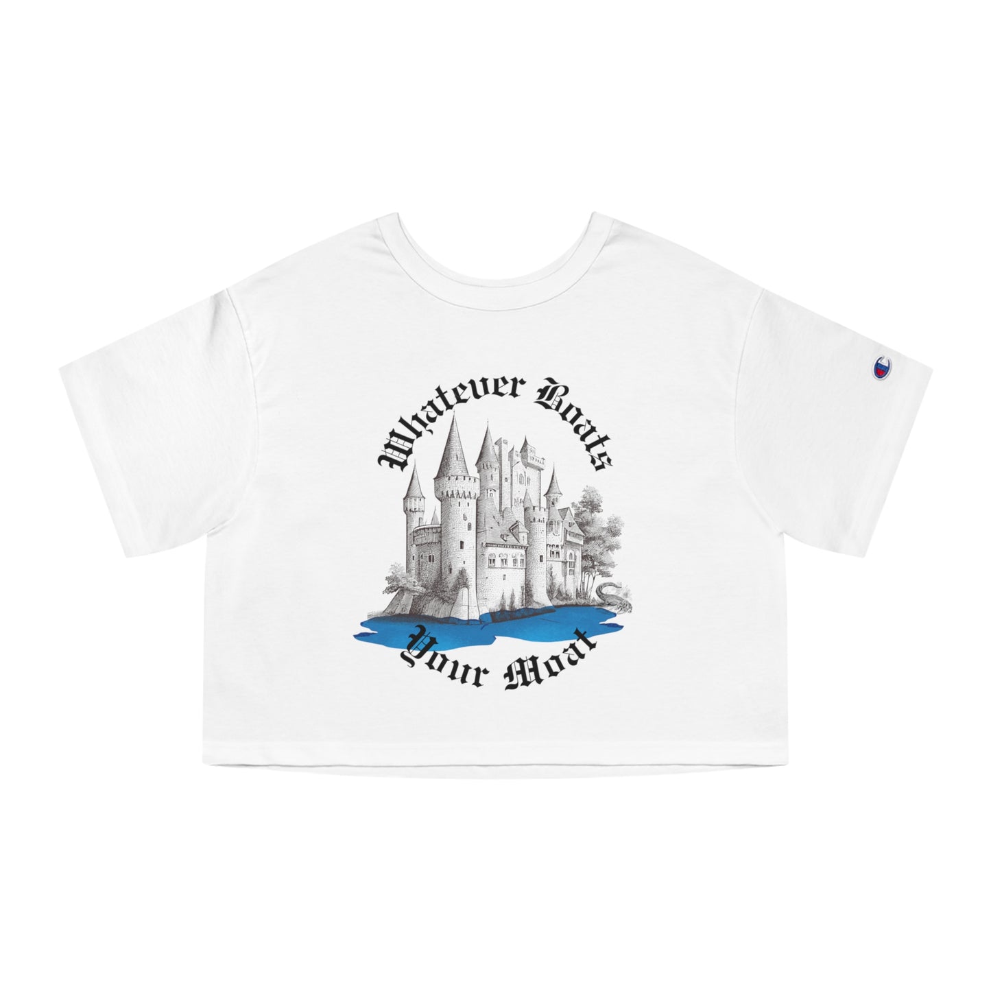 Whatever Boats Your Moat Cropped T-Shirt
