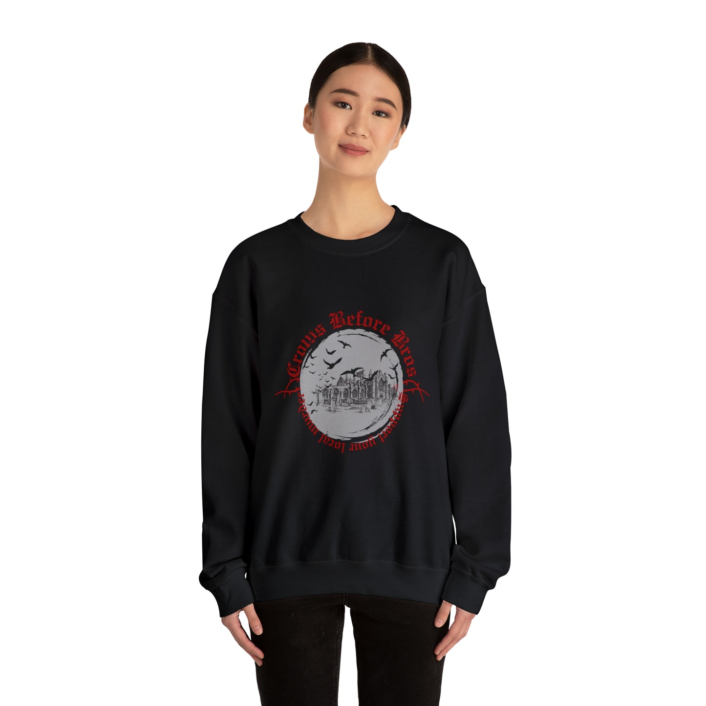 Crows Before Bros Crewneck Sweatshirt