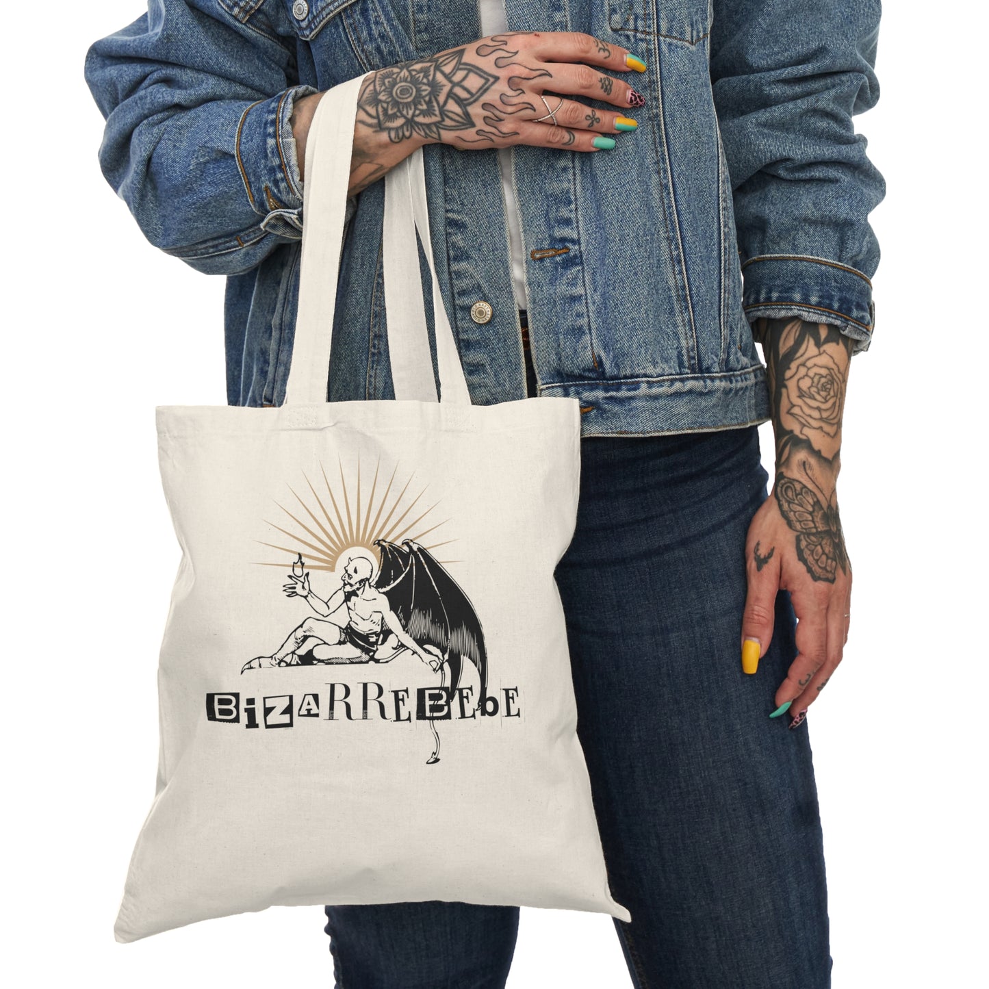 Bizarre Bebe Devil Tote Bag