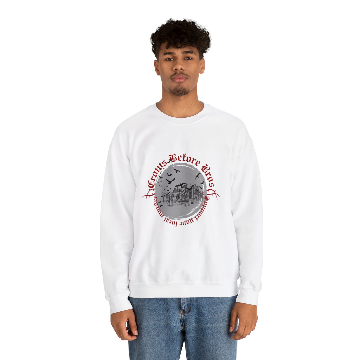 Crows Before Bros Crewneck Sweatshirt