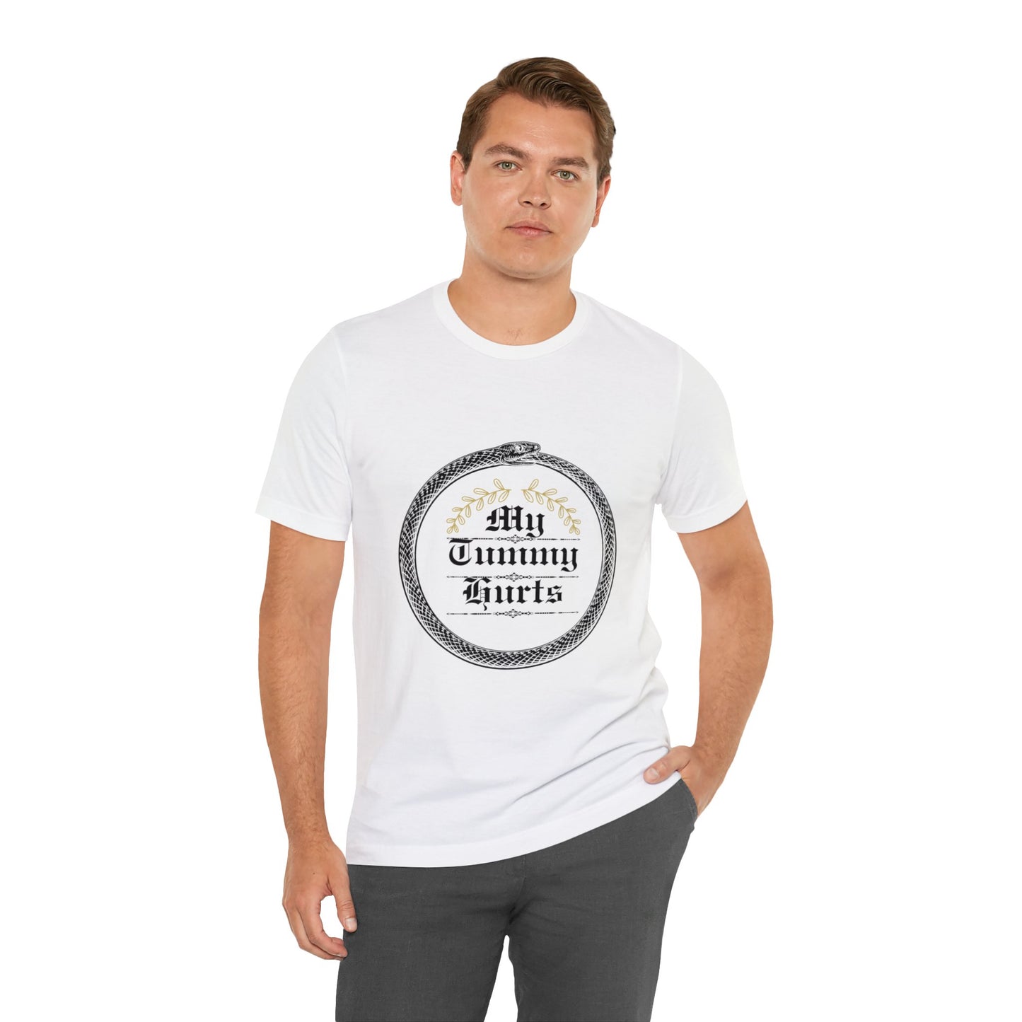 Unisex My Tummy Hurts Short Sleeve Tee
