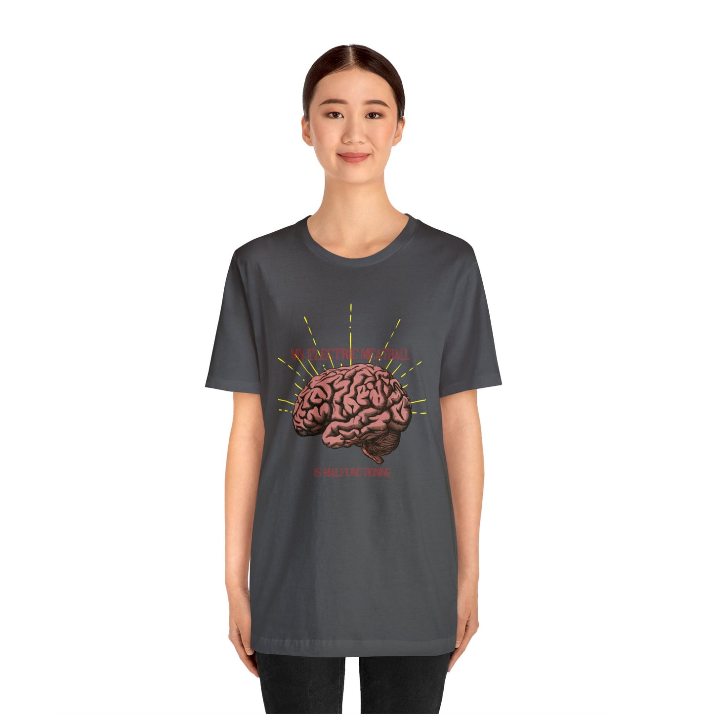 Unisex Jersey Electric Meatball Short Sleeve Tee