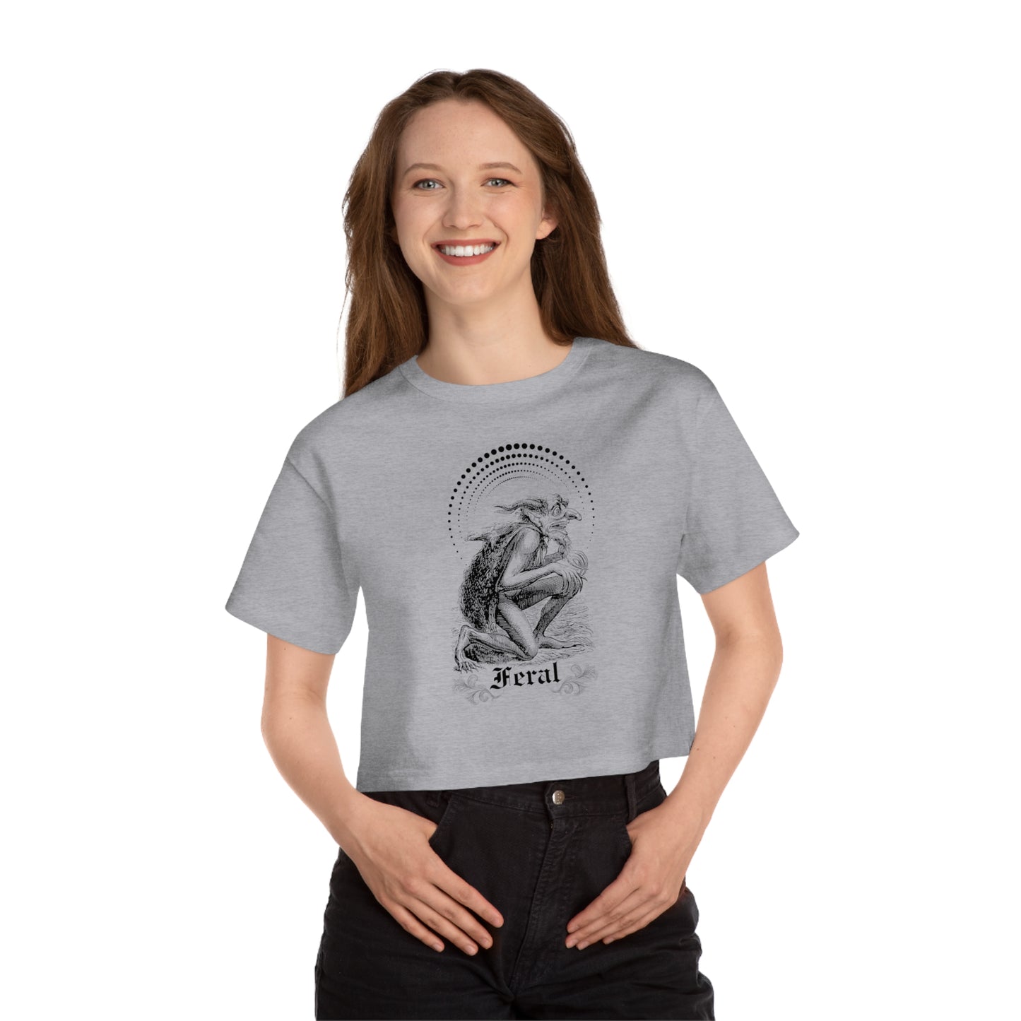Feral Goblin Cropped T-Shirt
