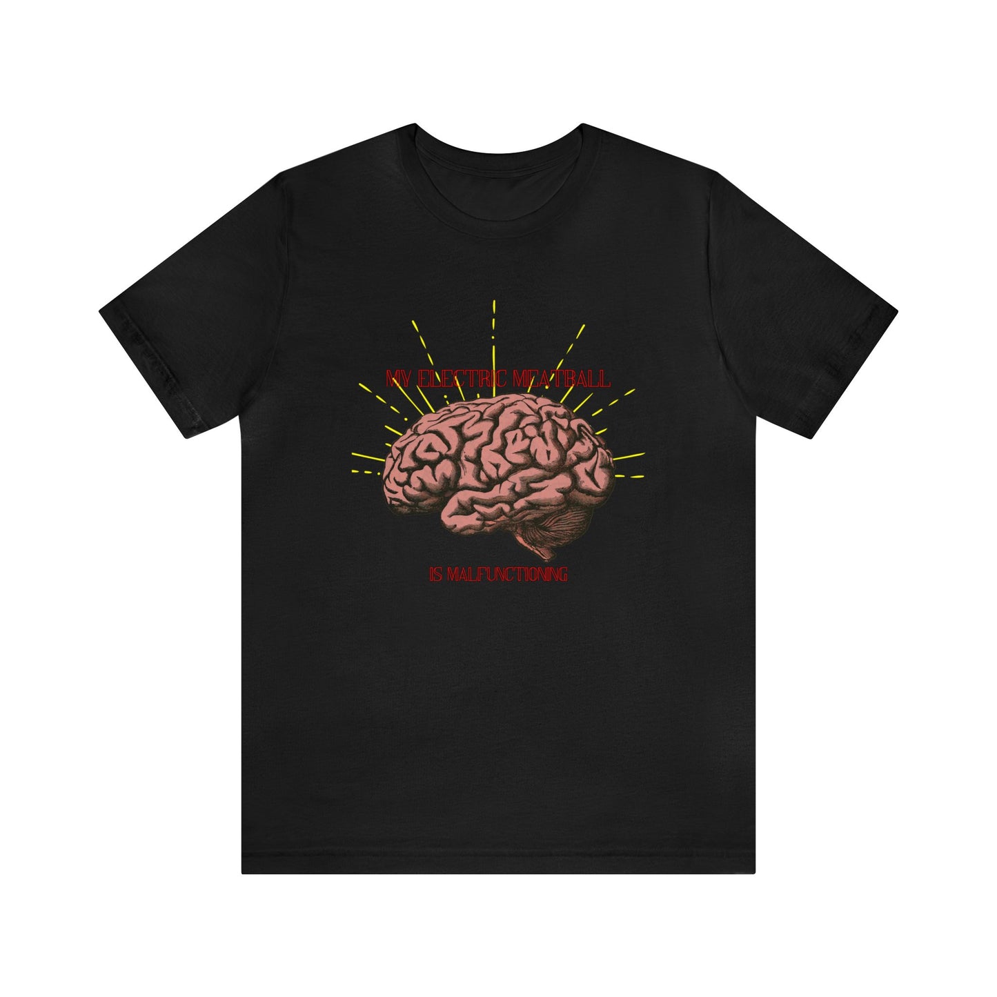 Unisex Jersey Electric Meatball Short Sleeve Tee
