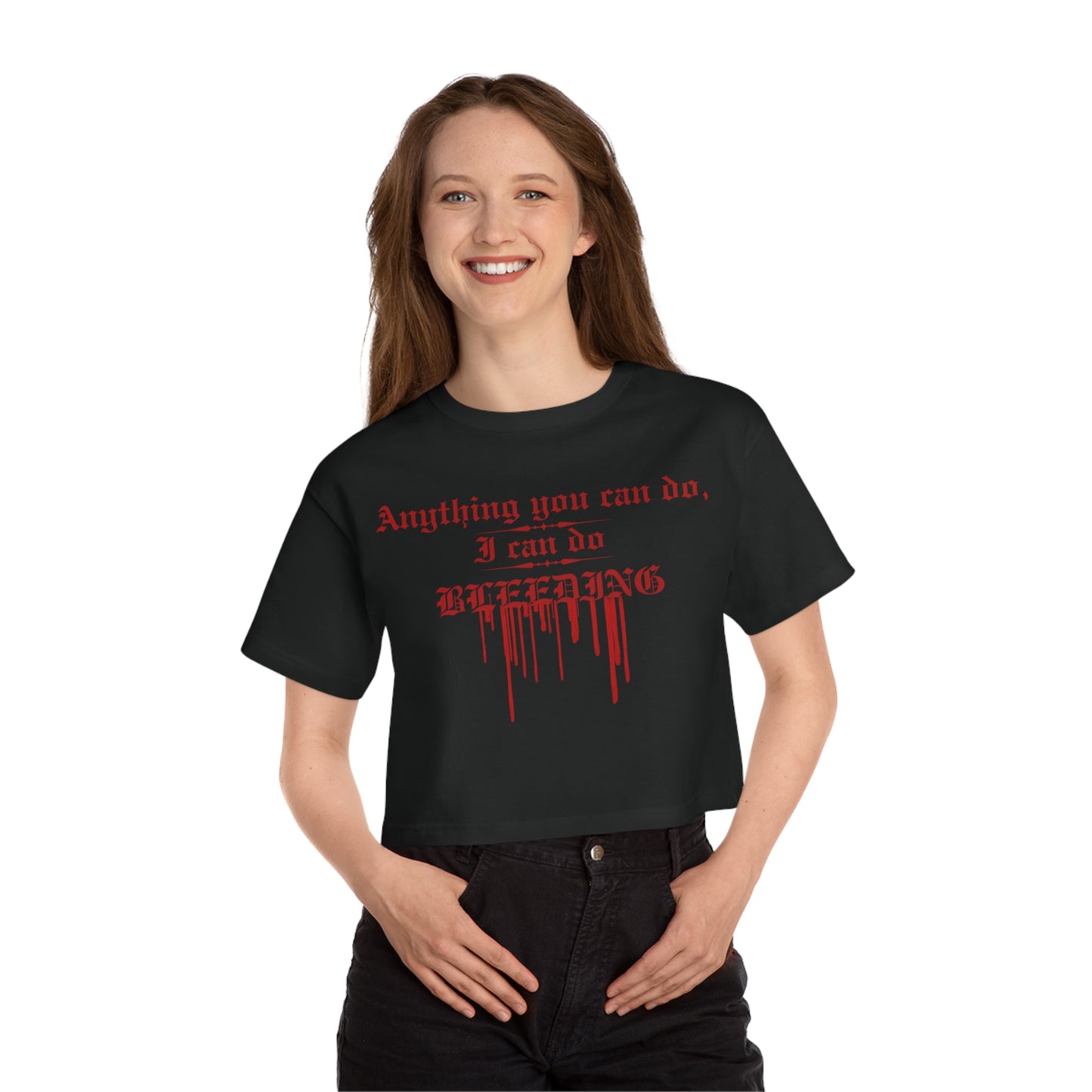 Anything You Can Do Cropped T-Shirt