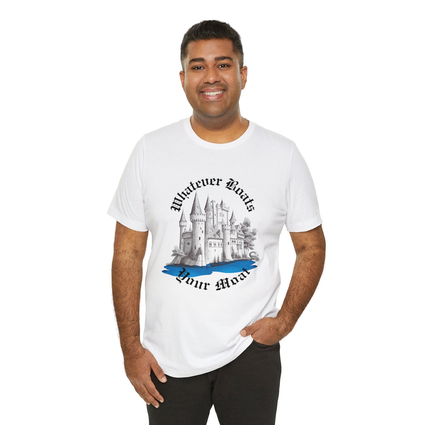 Unisex Whatever Boats Your Moat Short Sleeve Tee