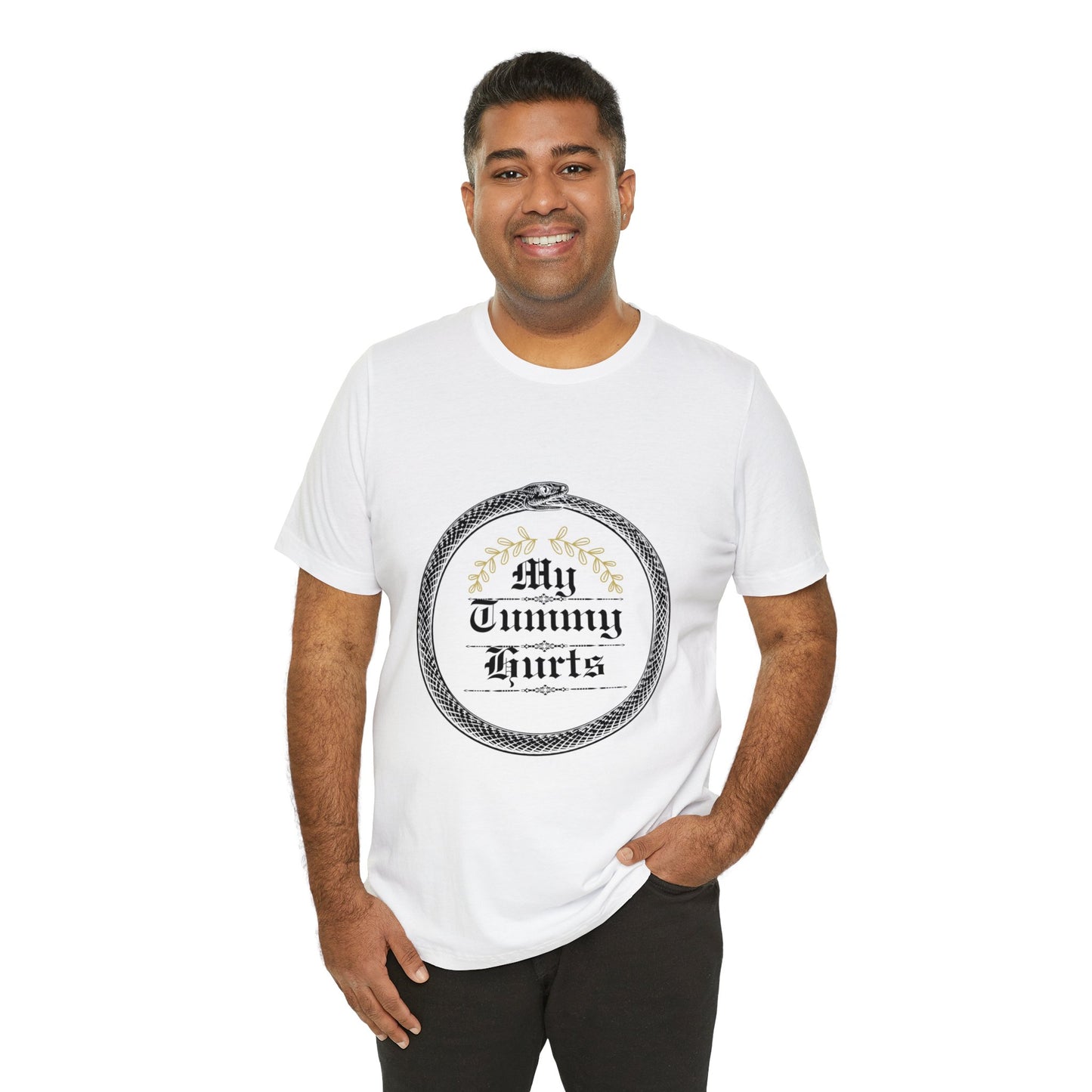 Unisex My Tummy Hurts Short Sleeve Tee