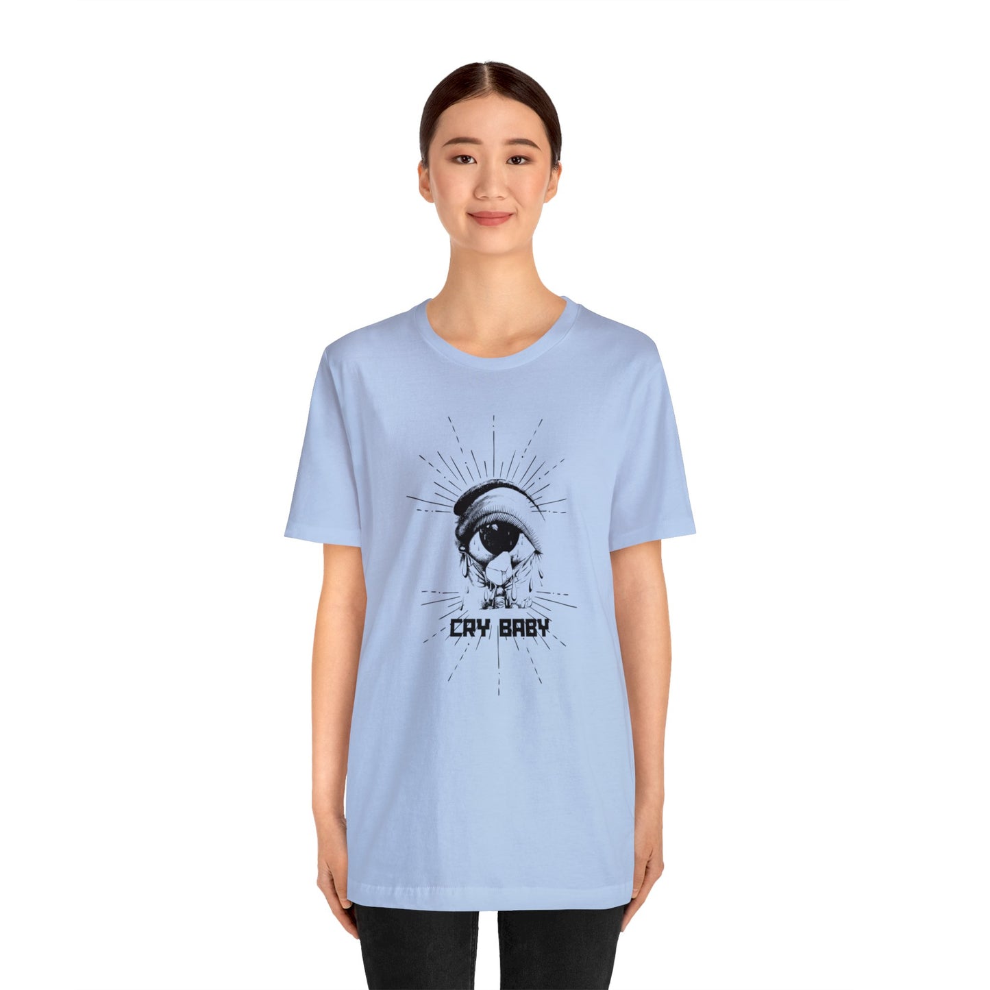Unisex Jersey Crybaby Short Sleeve Tee
