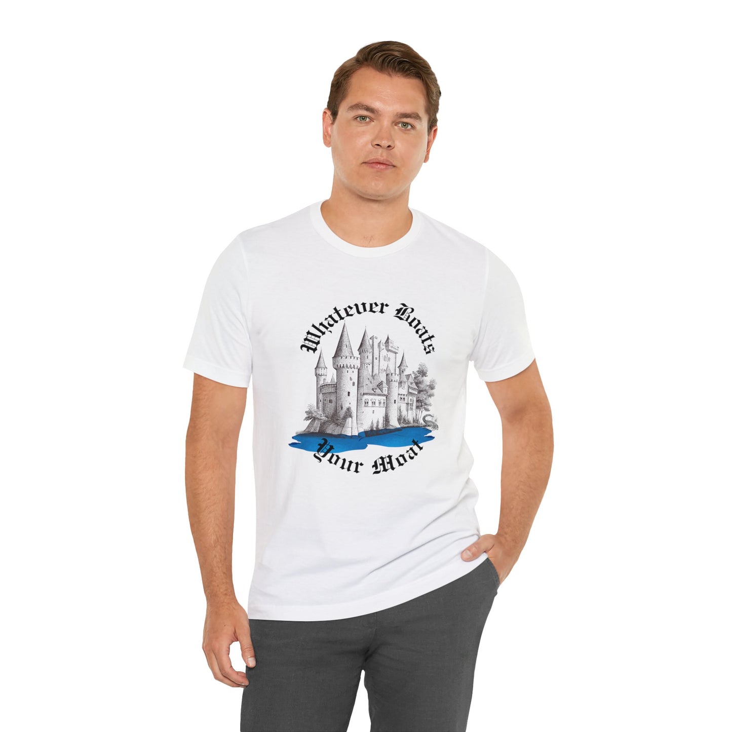 Unisex Whatever Boats Your Moat Short Sleeve Tee