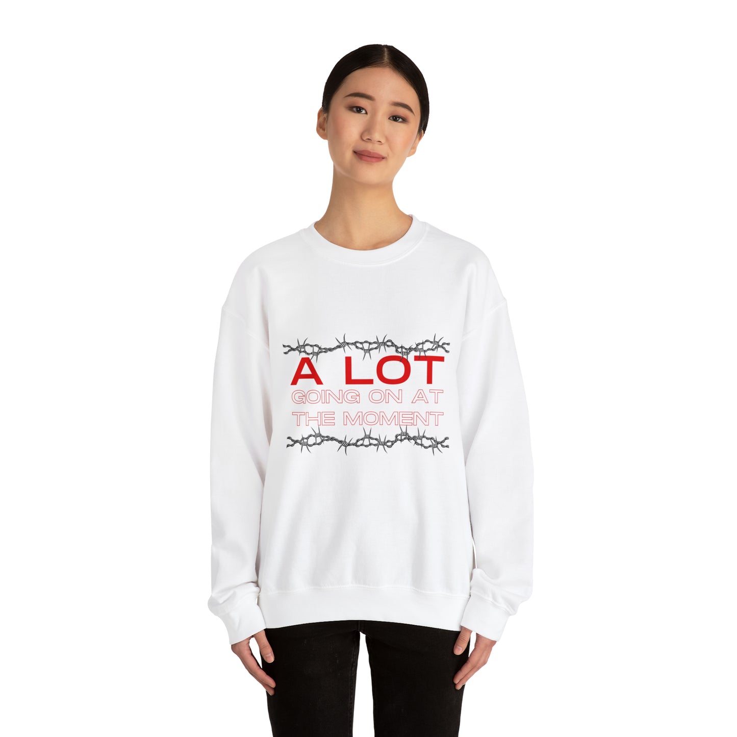 A LOT Going On Crewneck Sweatshirt