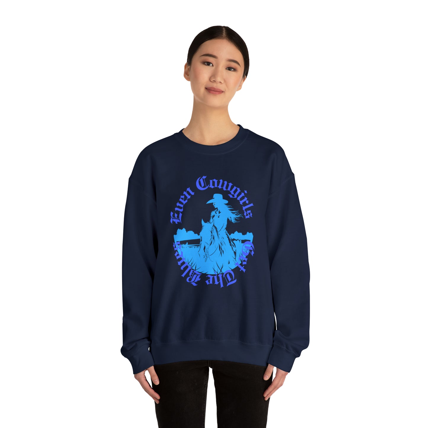 Even Cowgirls Crewneck Sweatshirt