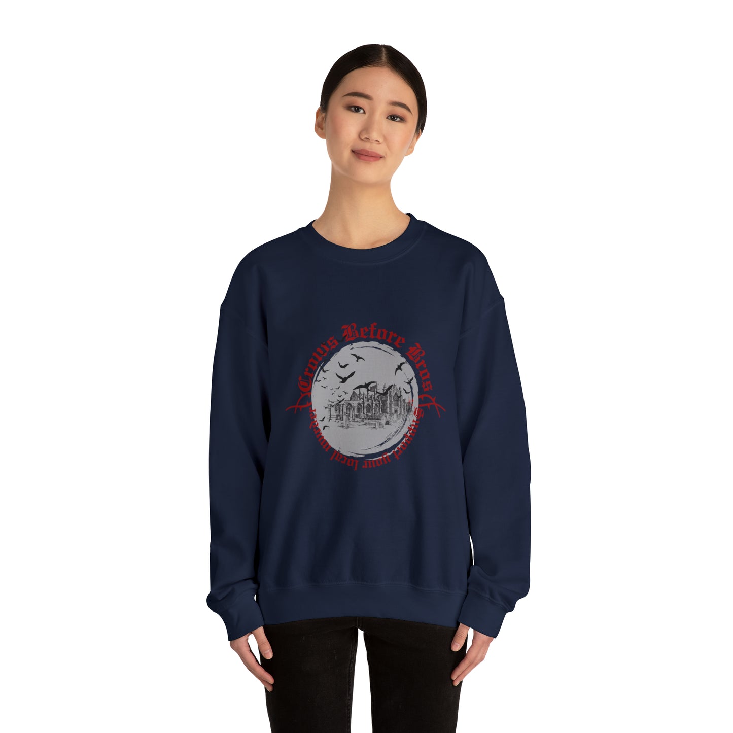 Crows Before Bros Crewneck Sweatshirt