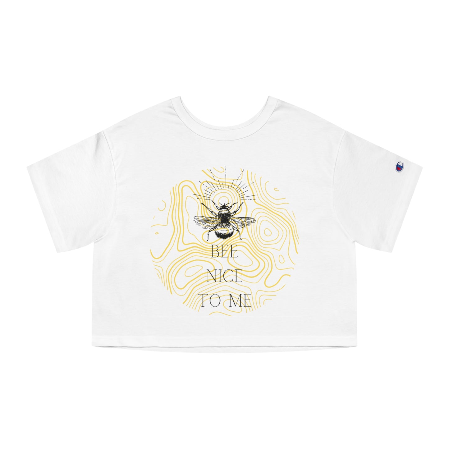 Bee Nice Cropped T-Shirt