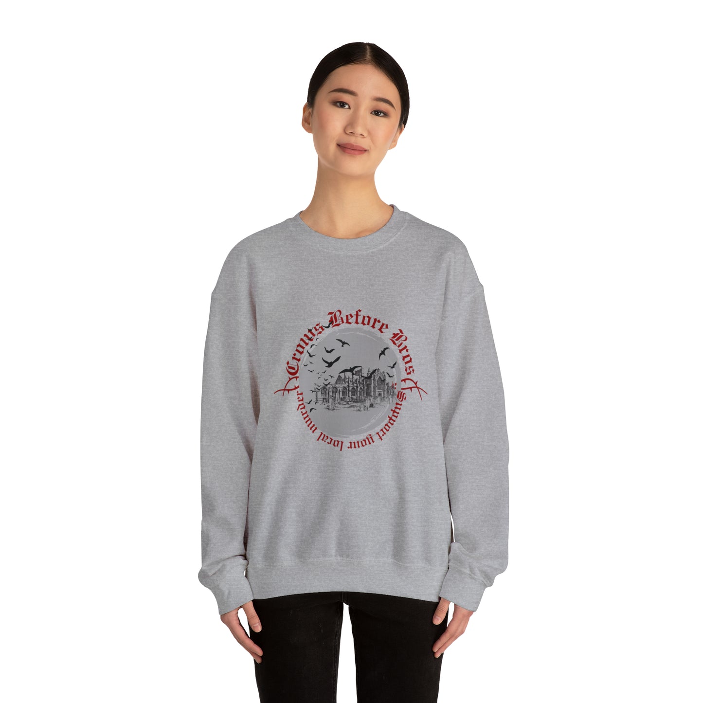 Crows Before Bros Crewneck Sweatshirt