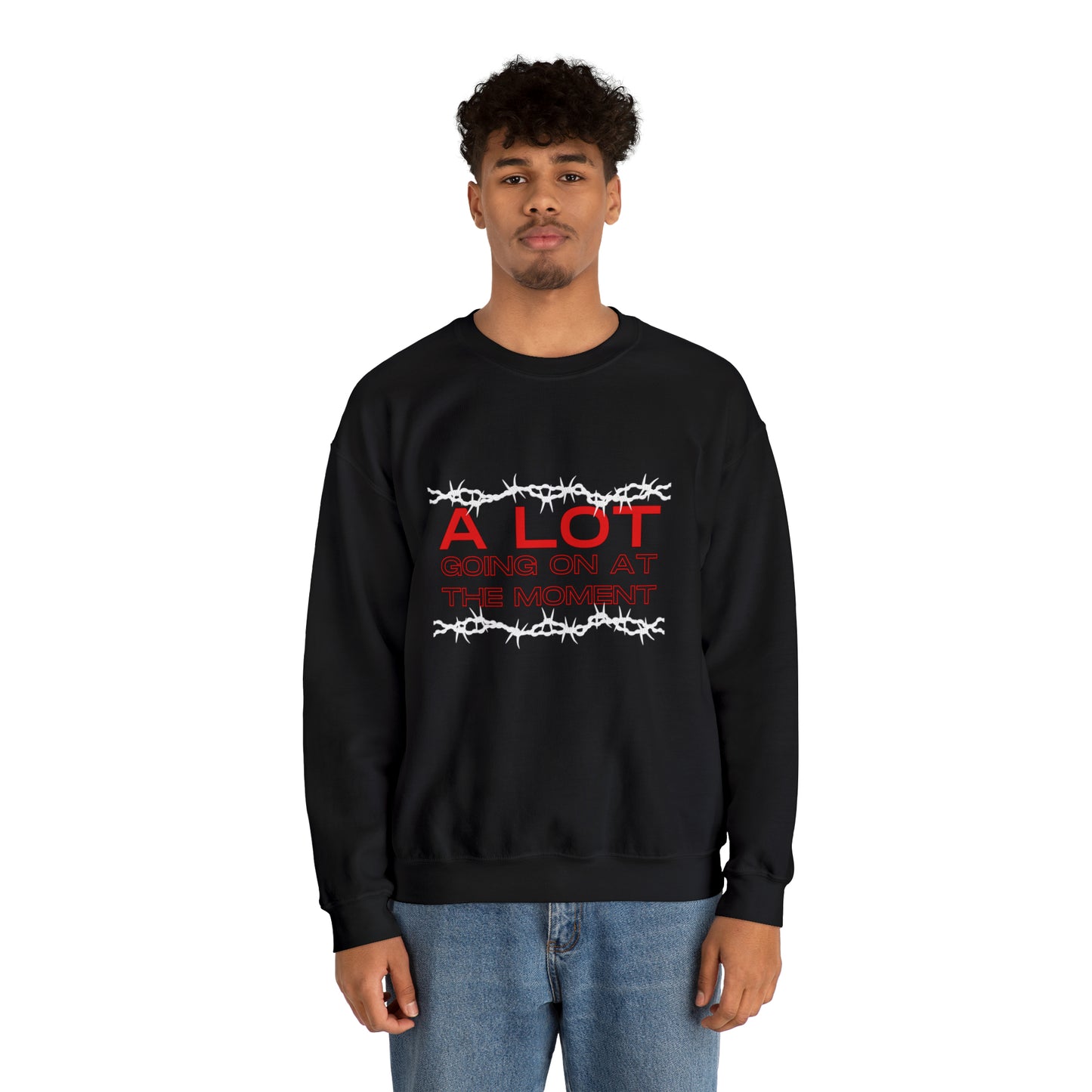 A LOT Going On Crewneck Sweatshirt