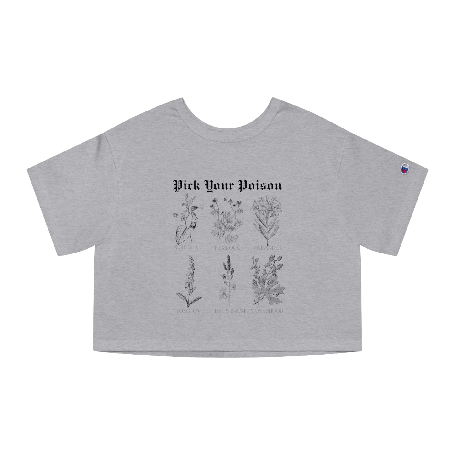 Pick Your Poison Cropped T-Shirt