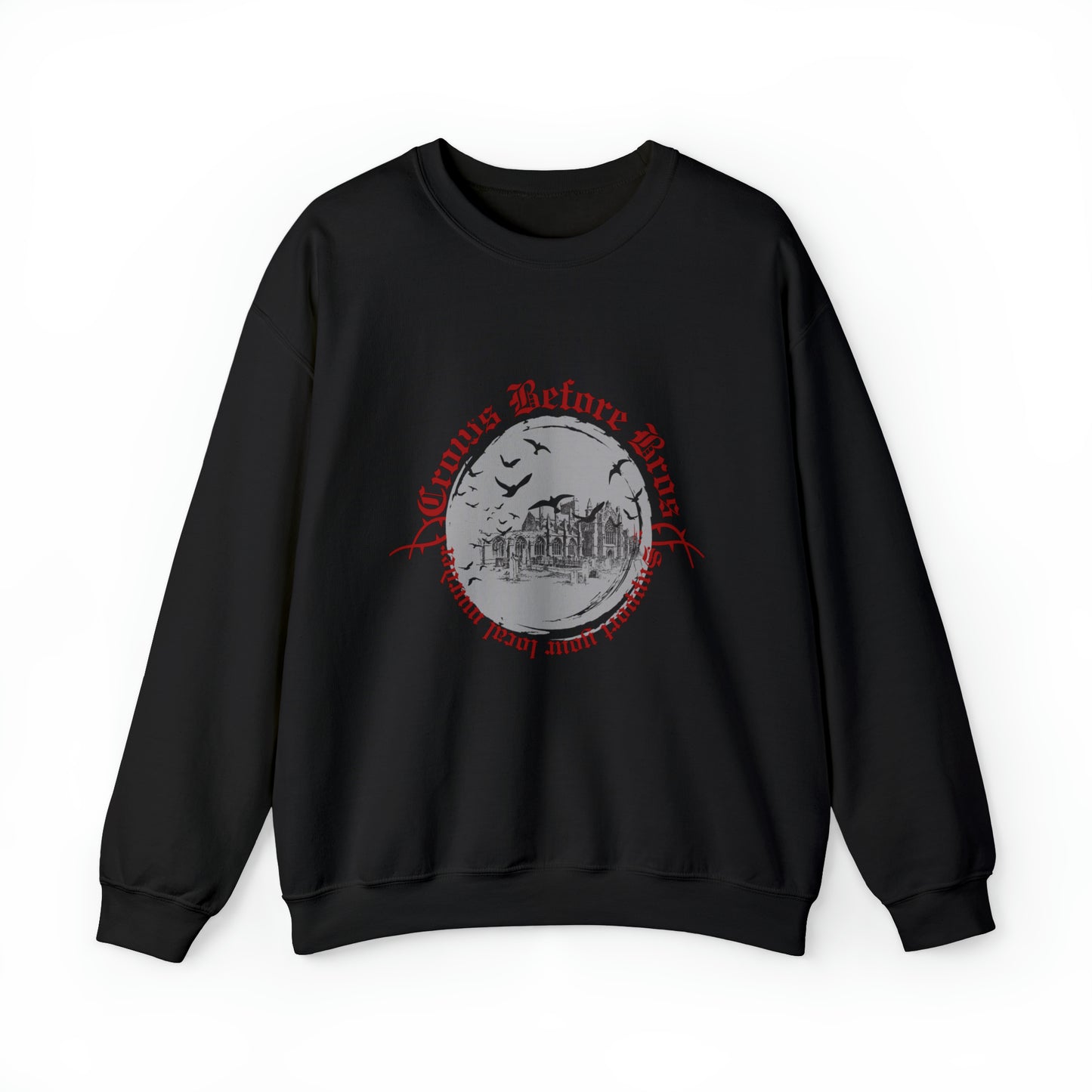 Crows Before Bros Crewneck Sweatshirt