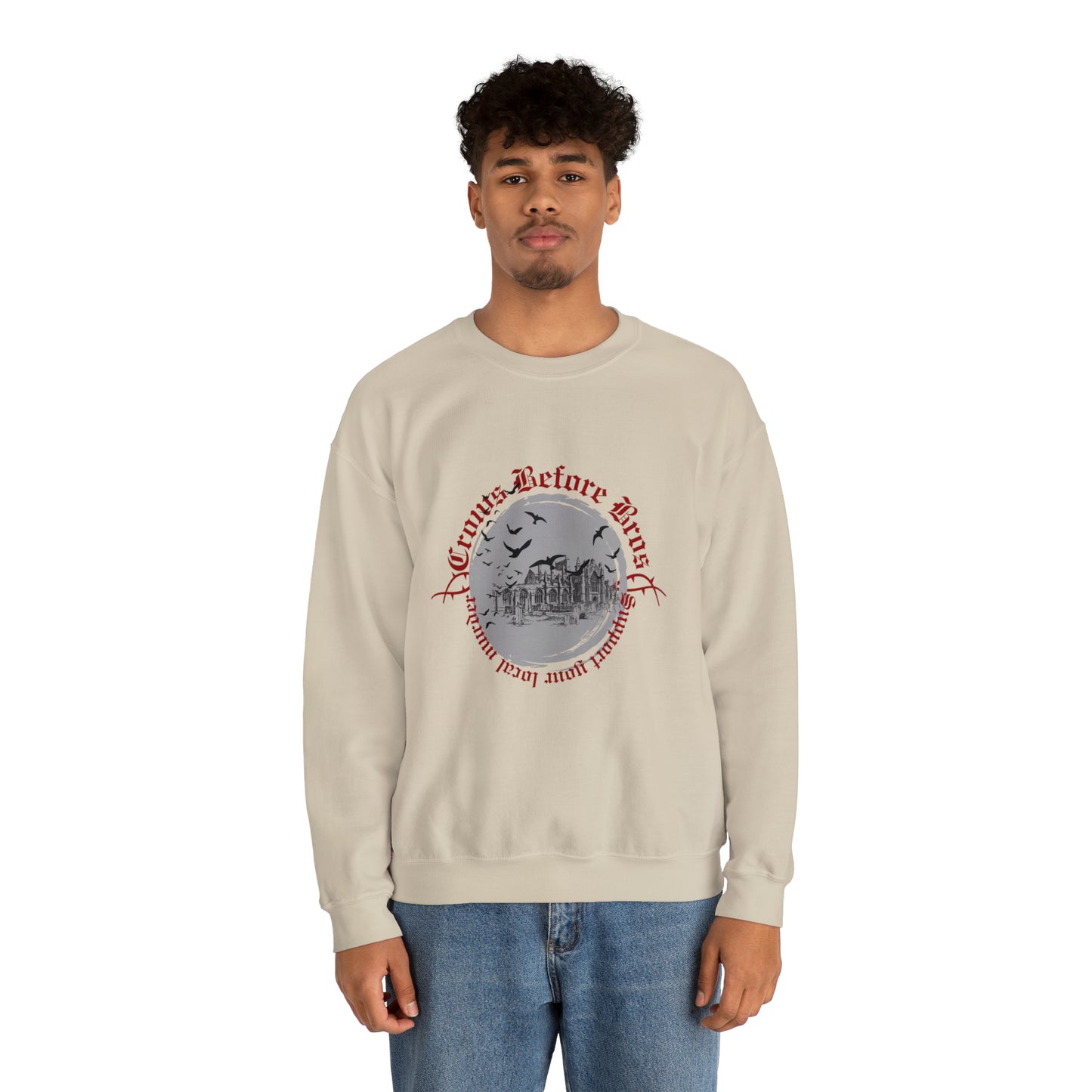 Crows Before Bros Crewneck Sweatshirt