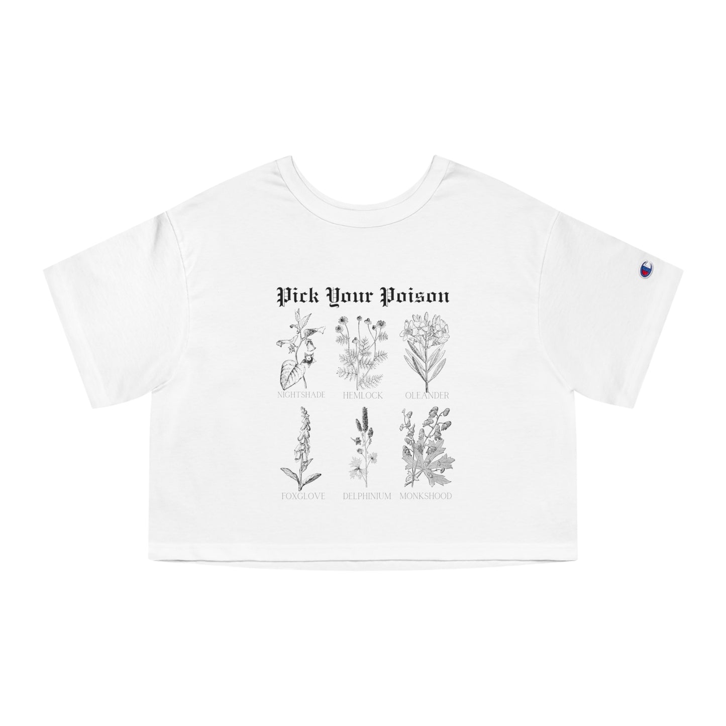 Pick Your Poison Cropped T-Shirt