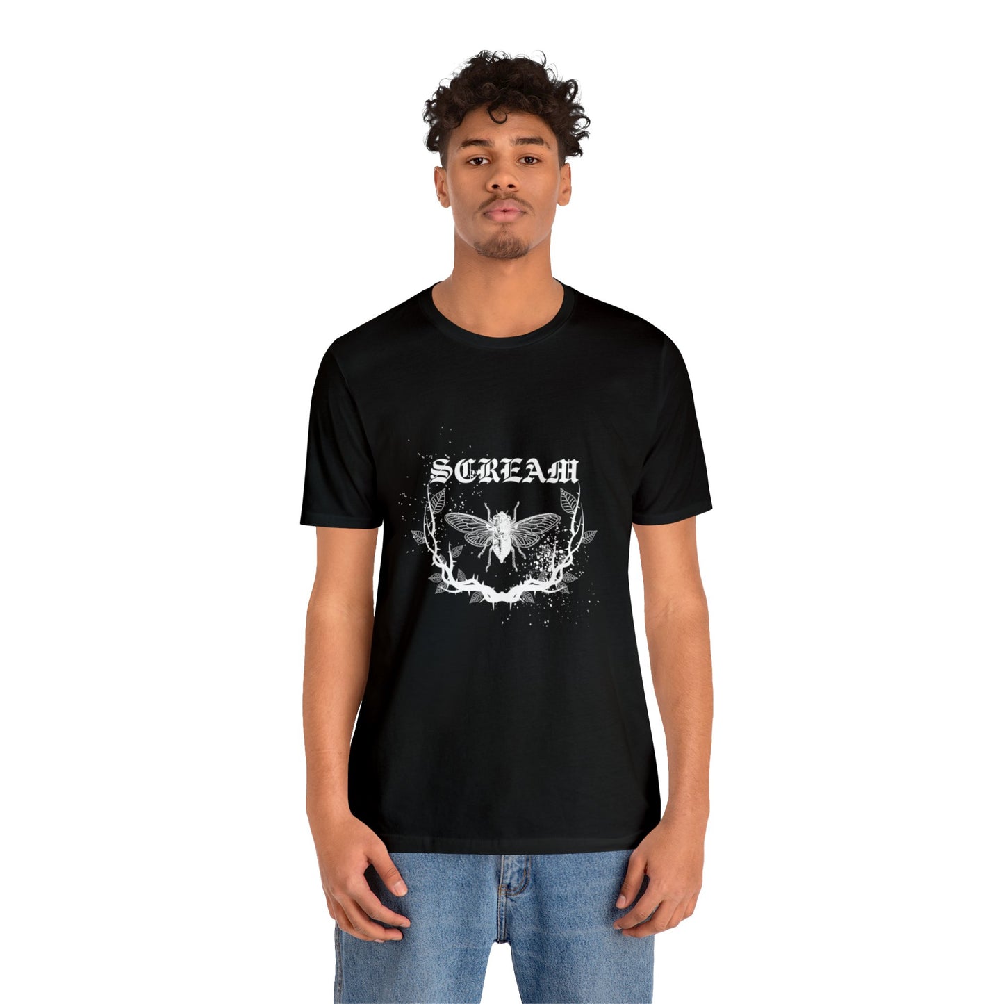 Unisex Jersey Scream Short Sleeve Tee