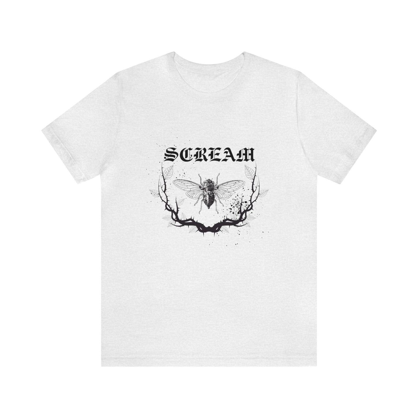 Unisex Jersey Scream Short Sleeve Tee