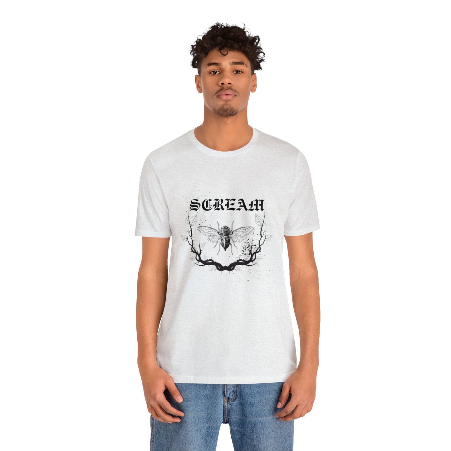 Unisex Jersey Scream Short Sleeve Tee