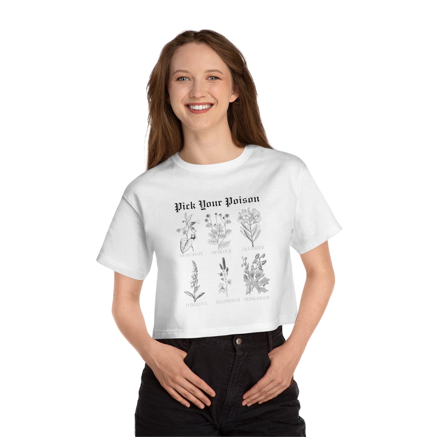 Pick Your Poison Cropped T-Shirt