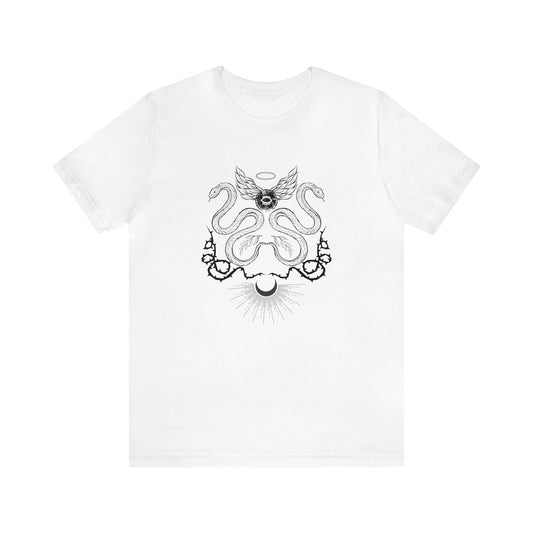 Unisex Jersey Snake God Short Sleeve Tee