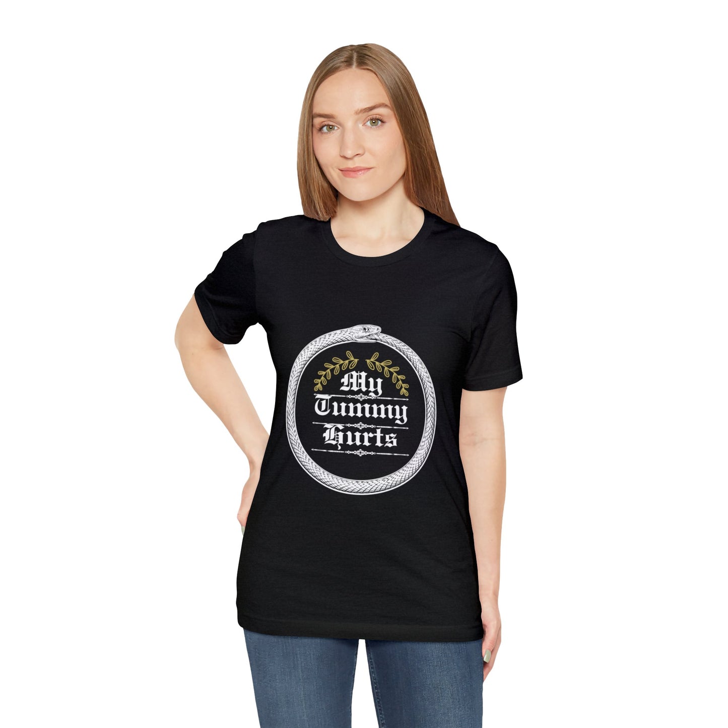 Unisex My Tummy Hurts Short Sleeve Tee