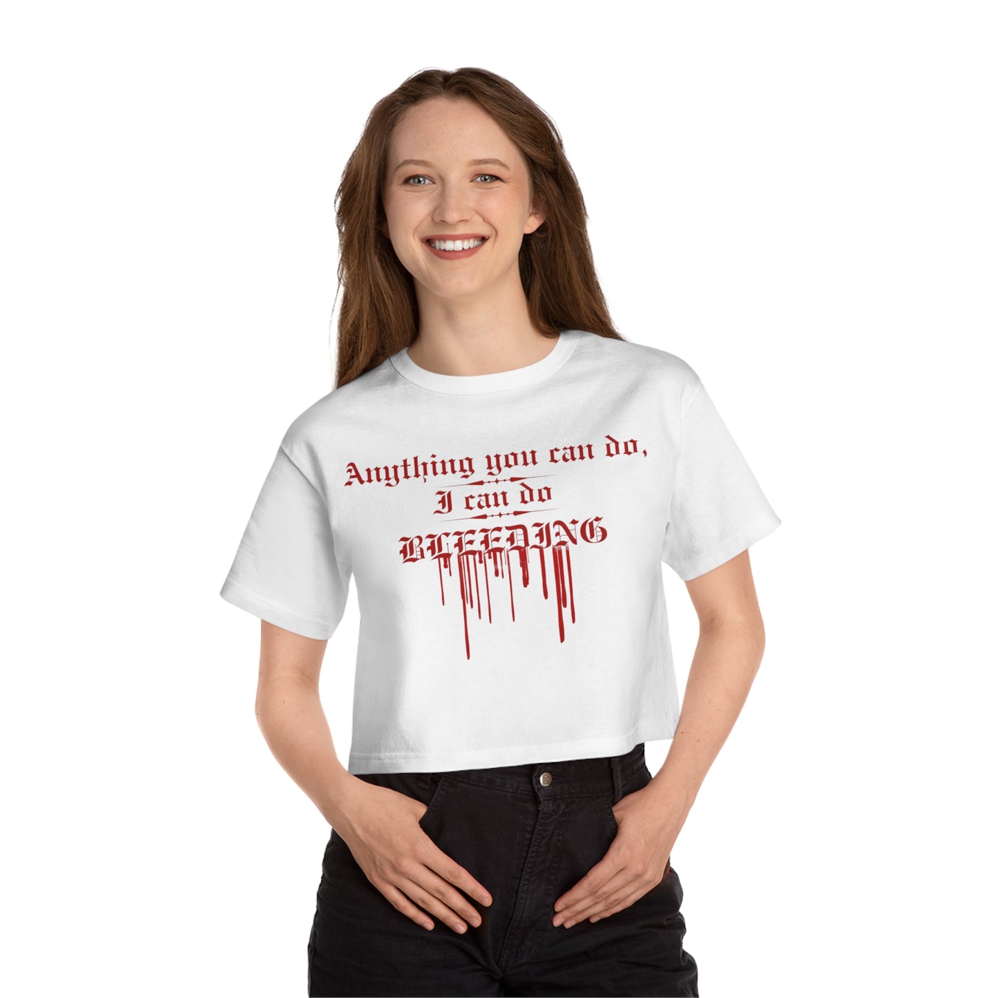 Anything You Can Do Cropped T-Shirt