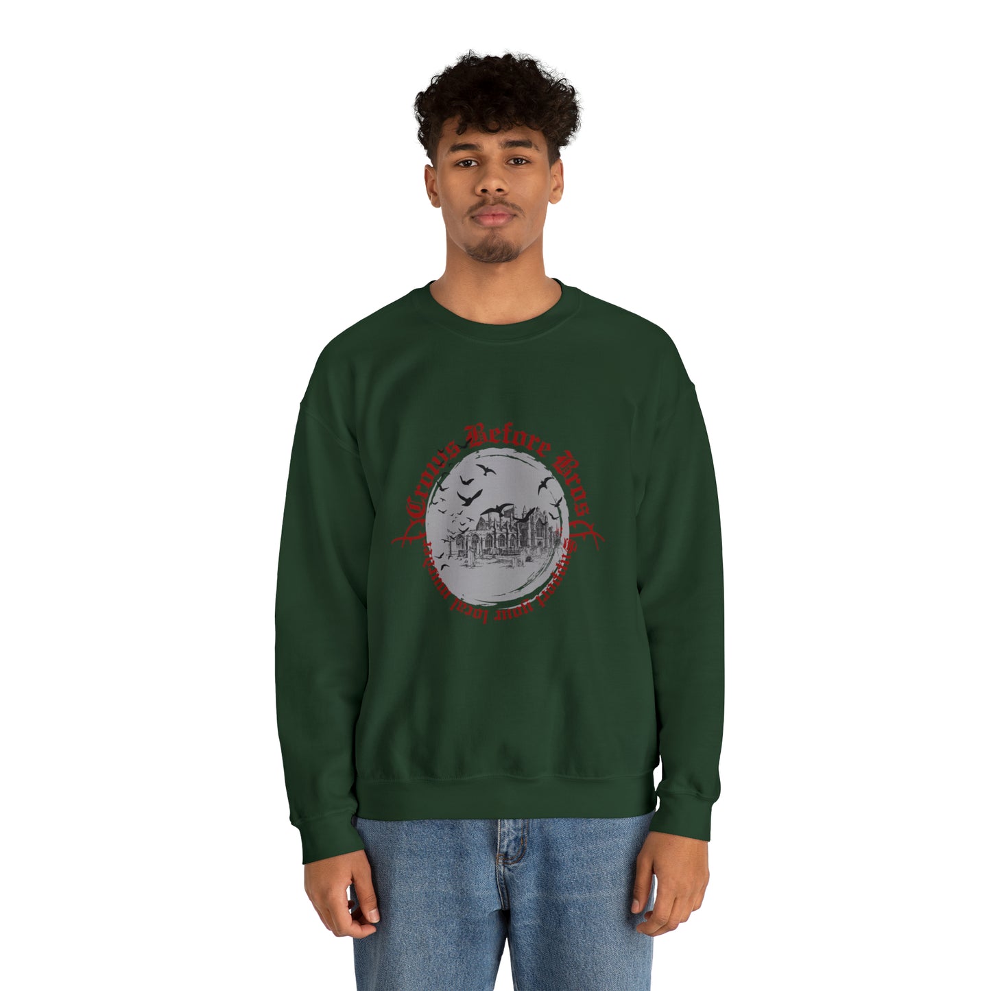 Crows Before Bros Crewneck Sweatshirt