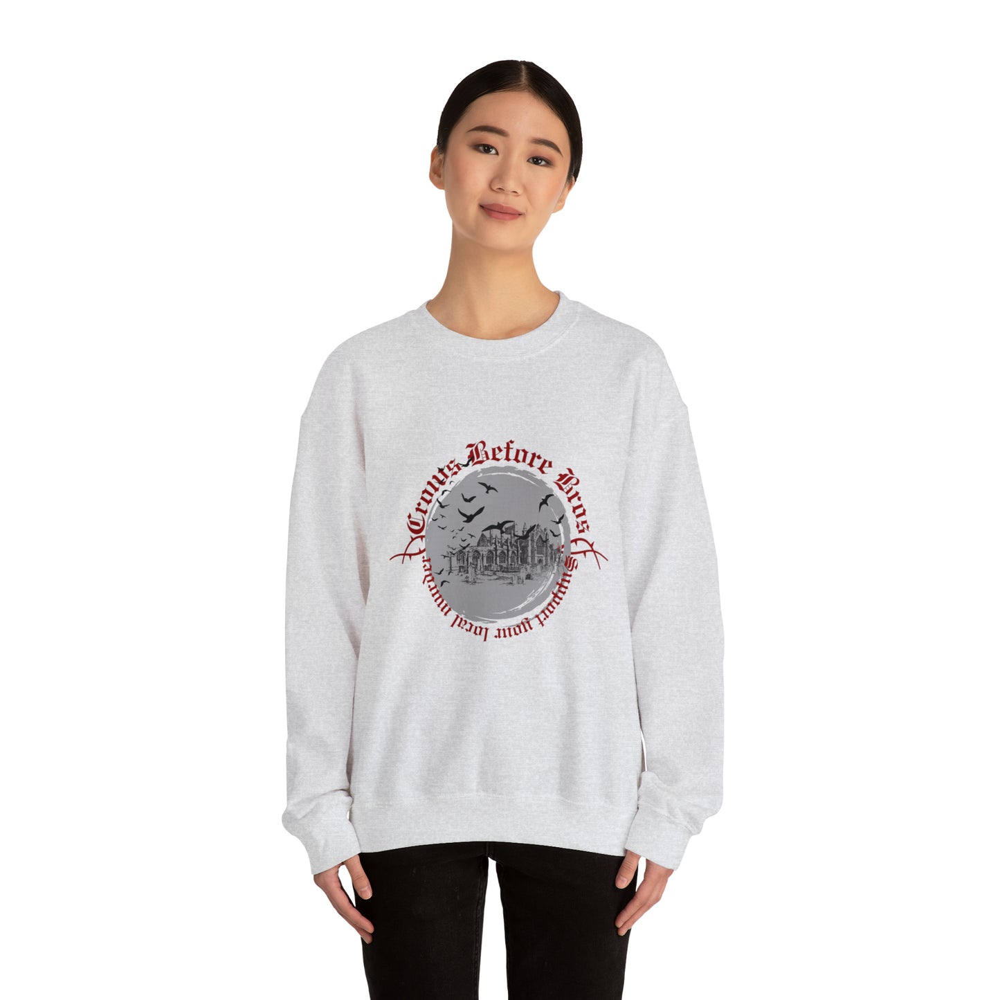 Crows Before Bros Crewneck Sweatshirt