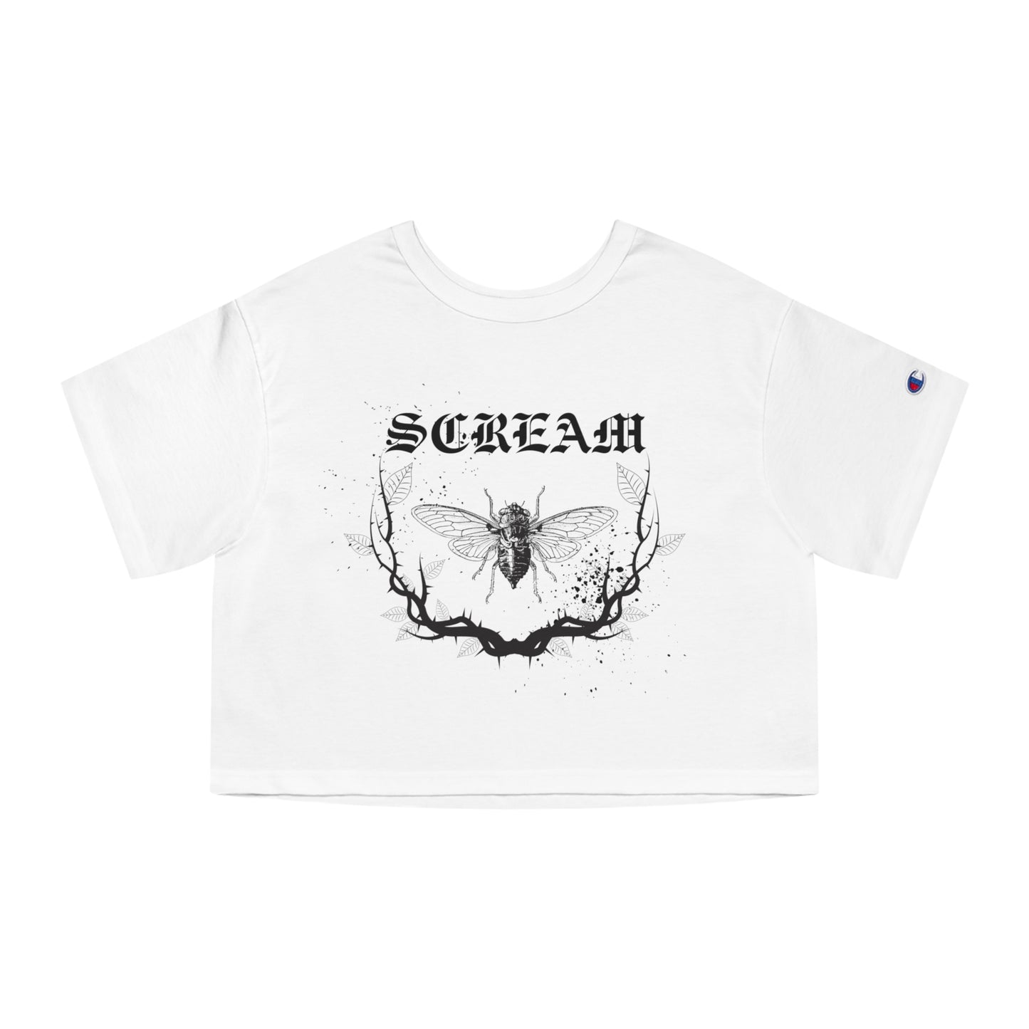 Scream Cropped T-Shirt