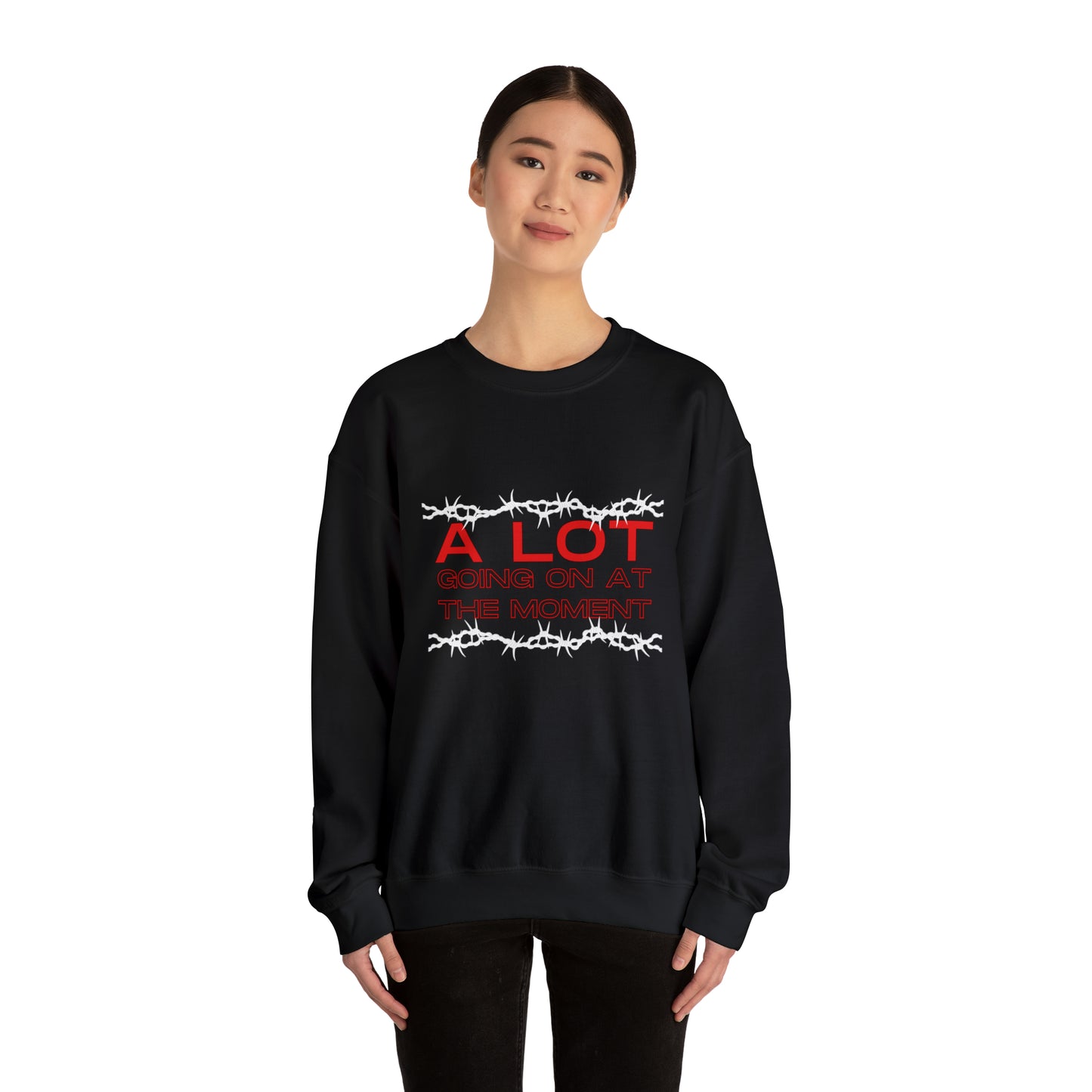 A LOT Going On Crewneck Sweatshirt