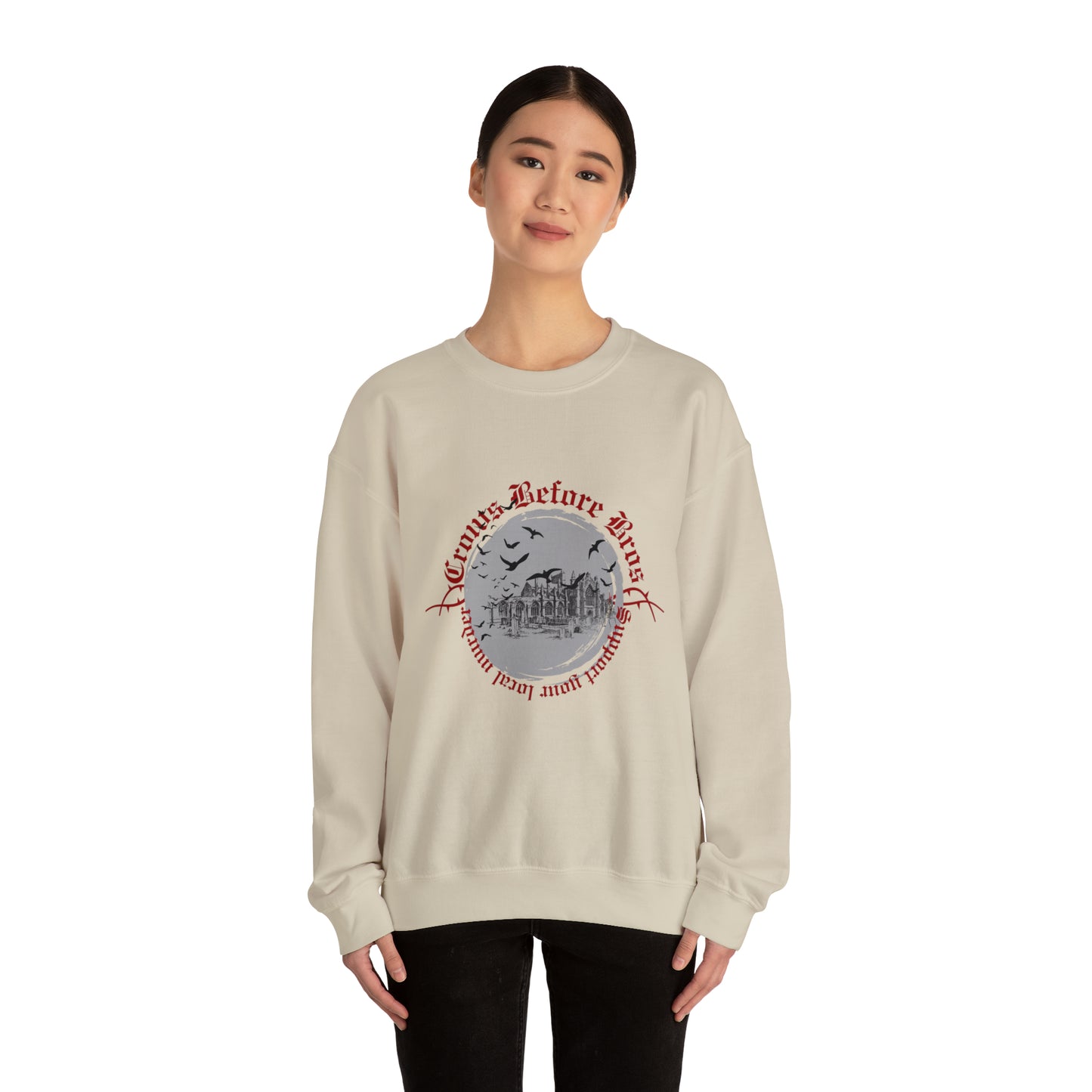 Crows Before Bros Crewneck Sweatshirt