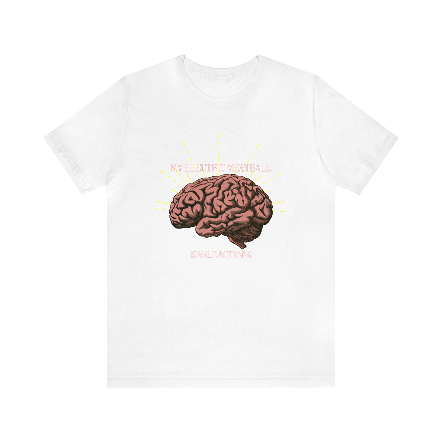 Unisex Jersey Electric Meatball Short Sleeve Tee