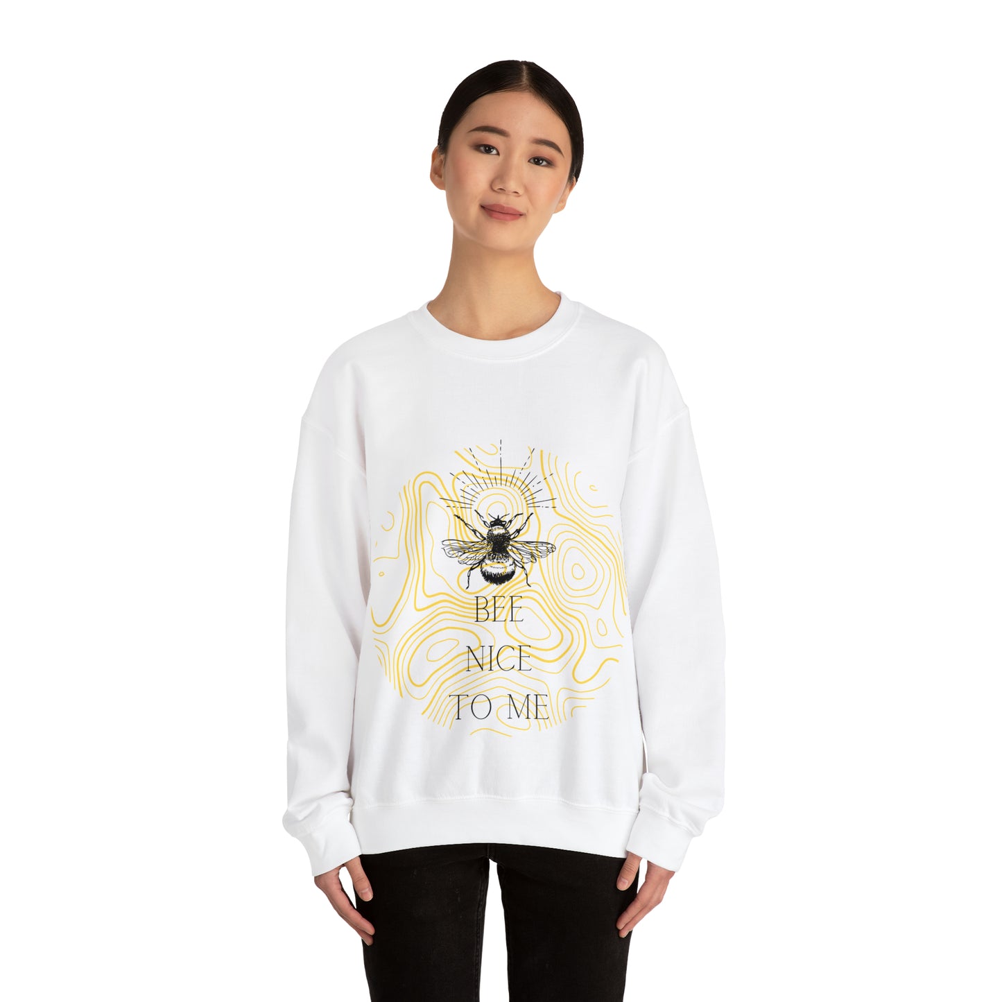 Unisex Bee Nice Crewneck Sweatshirt