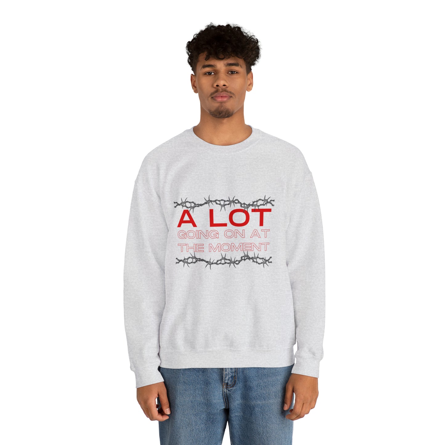 A LOT Going On Crewneck Sweatshirt