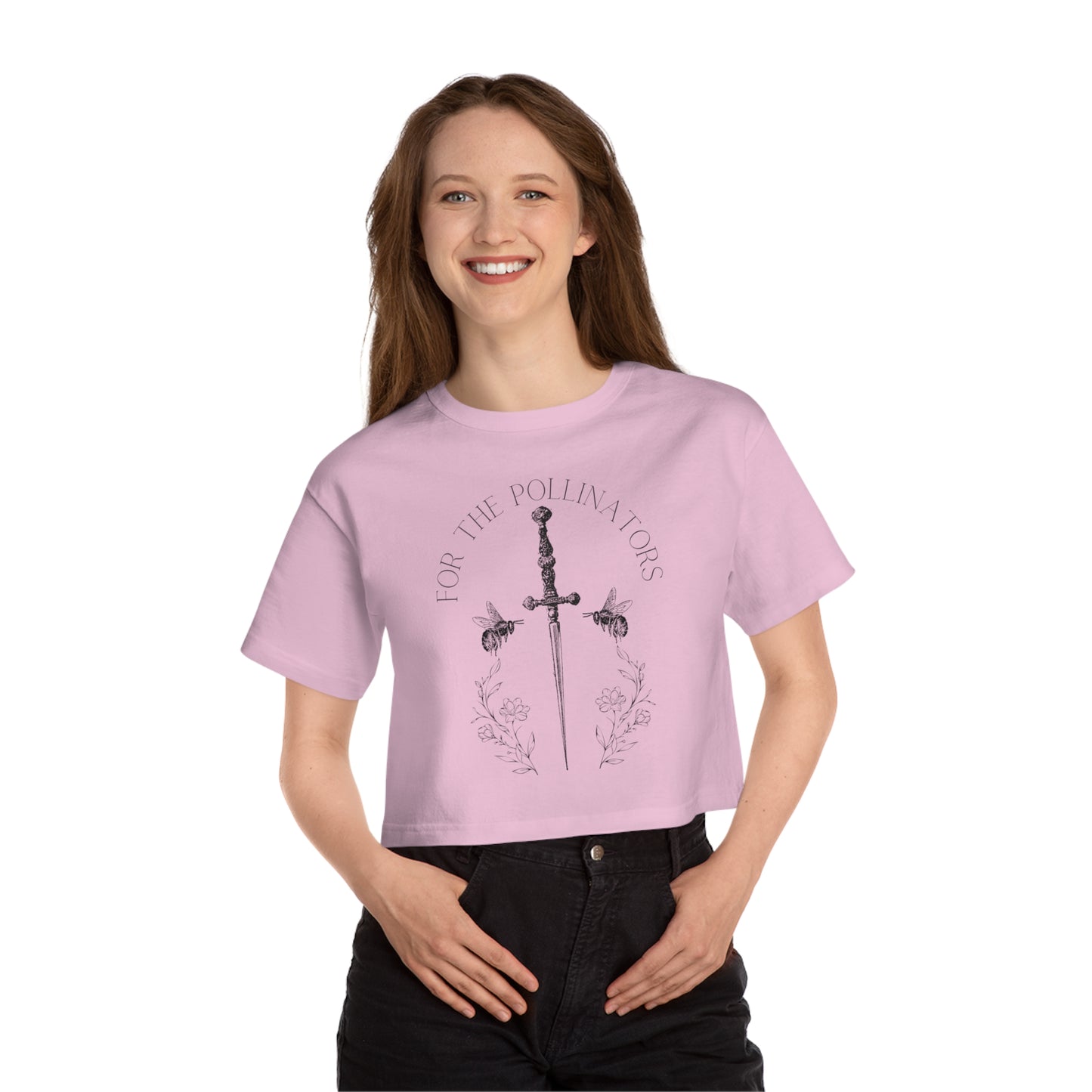 For The Pollinators Cropped T-Shirt