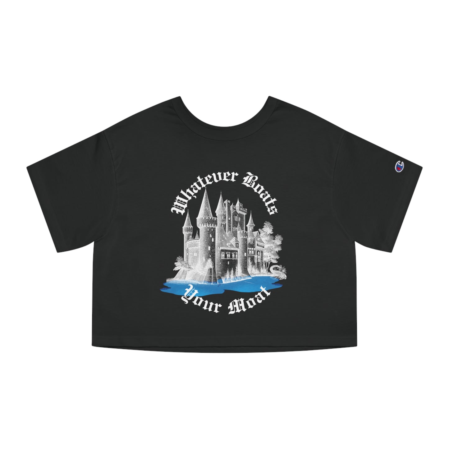 Whatever Boats Your Moat Cropped T-Shirt