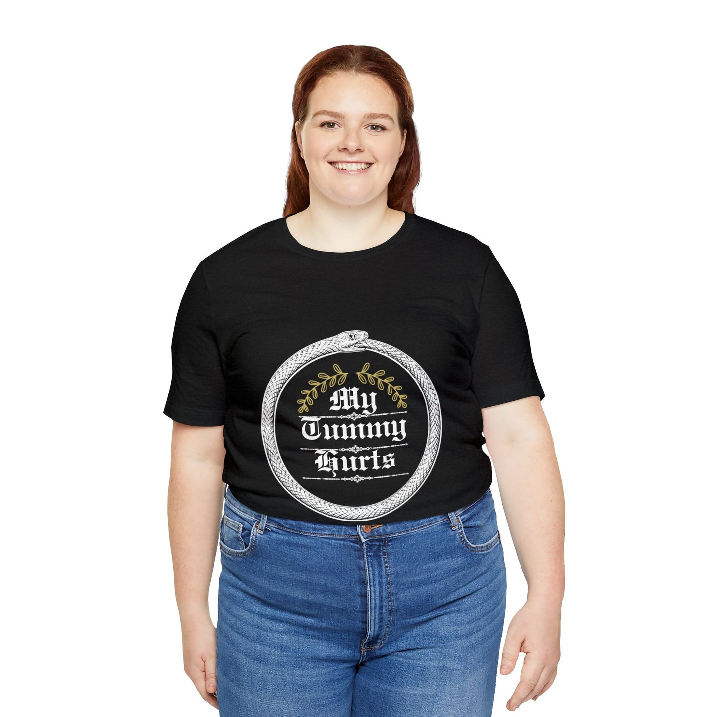 Unisex My Tummy Hurts Short Sleeve Tee