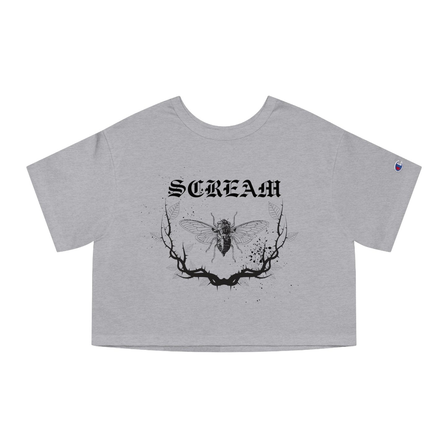 Scream Cropped T-Shirt